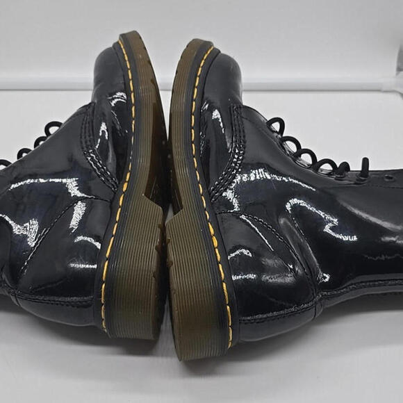Dr. Martens Women's‎ Boot, Size 7 - Black Patent - Picture 8 of 14